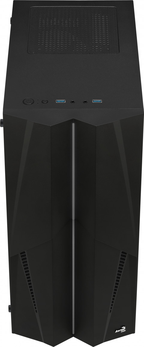 Obudowa AEROCOOL PGS MECHA-G-BK-v1 RGB czarna - Galeria zdjęcie 5
