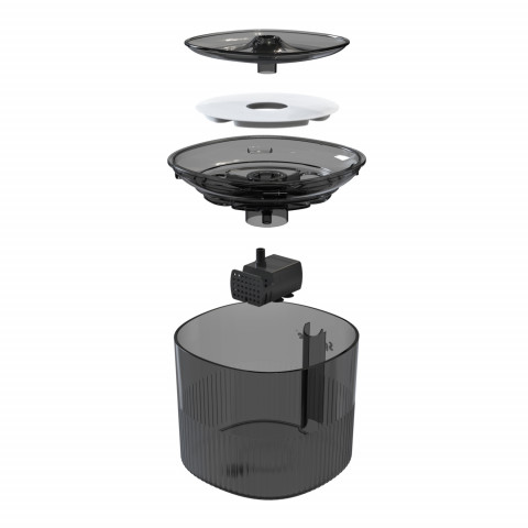 SPONGE Pet Fountain - automatyczne poidełko dla zwierząt - 1,8l - Galeria zdjęcie 3