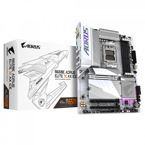 Płyta główna Gigabyte B650E AORUS ELITE X AX ICE - Galeria zdjęcie 1