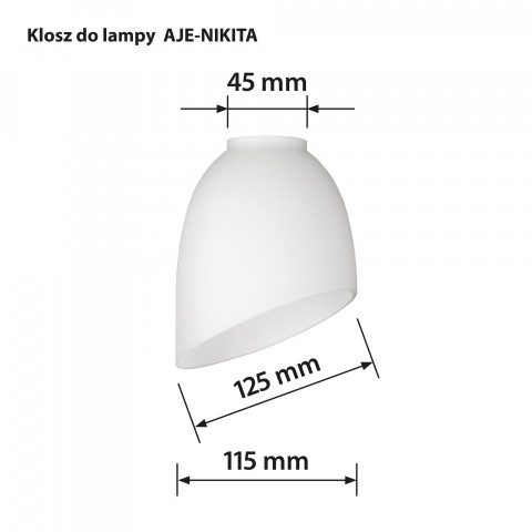 Klosz do lampy NIKITA - Galeria zdjęcie 2