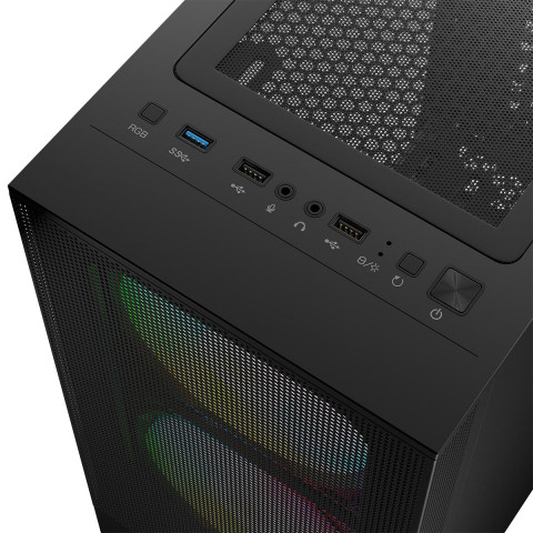 LOGIC OBUDOWA ARYA ARGB MIDI USB 3.0 BLACK - Galeria zdjęcie 11