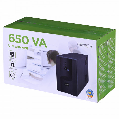 Energenie zasilacz awaryjny ups avr 650va 2x c13 ups-pc-652a - Galeria zdjęcie 8