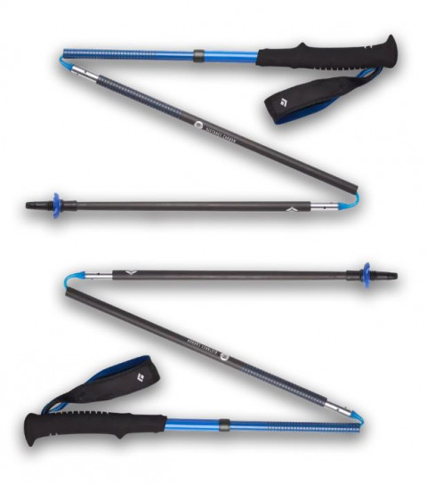 Kije Trekkingowe Black Diamond DISTANCE CARBON Z POLES ULTRA BLUE 130 cm - Galeria zdjęcie 1