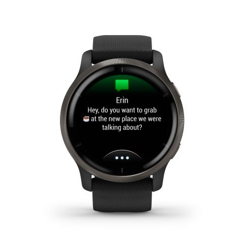 Zegarek Garmin Venu 2 (45 mm) Slate Stainless Steel Bezel / Black Case / Silicone Band - Galeria zdjęcie 44