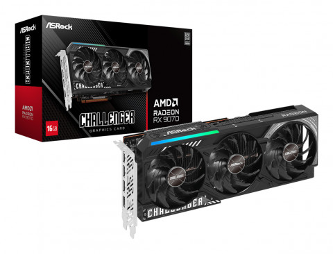 Karta graficzna ASRock Radeon RX 9070 Challenger 16GB (90-GA5NZZ-00UANF) - Galeria zdjęcie 6