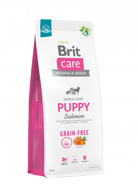 BRIT Care Grain-Free Puppy Salmon – sucha karma dla szczeniąt - 12 kg - Galeria zdjęcie 2