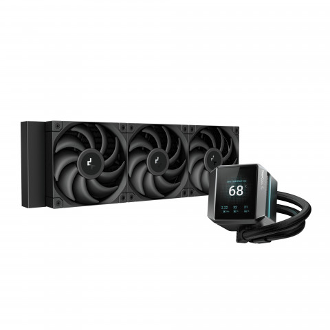 Chłodzenie wodne Deepcool Mystique LCD 360mm (R-LX750-BKDSNMP-G-1) - Galeria zdjęcie 1