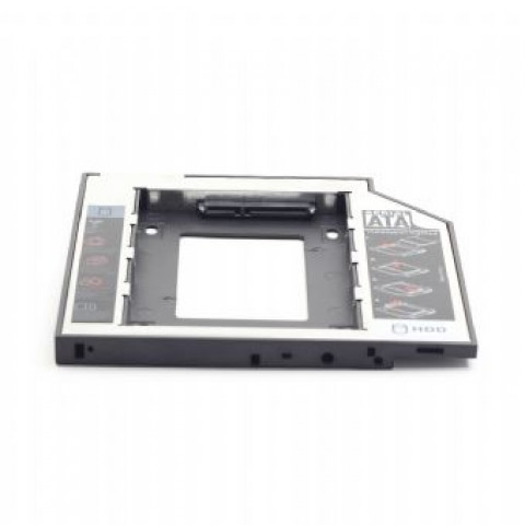 Ramka Montażowa Gembird Slim HDD/SSD 5.25->2.5 (W MIEJSCE CD/DVD W LAPTOPIE) - Galeria zdjęcie 3