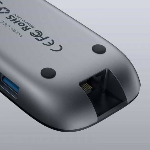 AUKEY HUB USB C CB-C71 8W1 RJ45 HDMI 4K PD 100W - Galeria zdjęcie 5