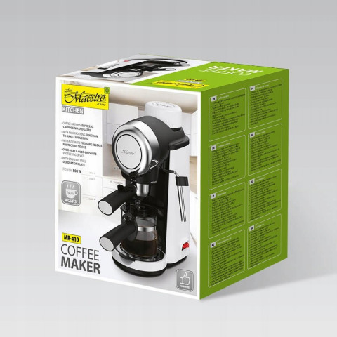 Ekspres do kawy kolbowy 800W MAESTRO MR-410 - Galeria zdjęcie 5