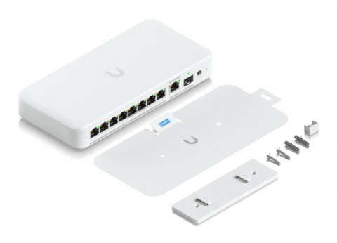 Switch Ubiquiti UniFi 9p PoE ( PoE++: 8;) Managed Multigigabit/10G (USW-Flex-2.5G-8-PoE-EU) - Galeria zdjęcie 7