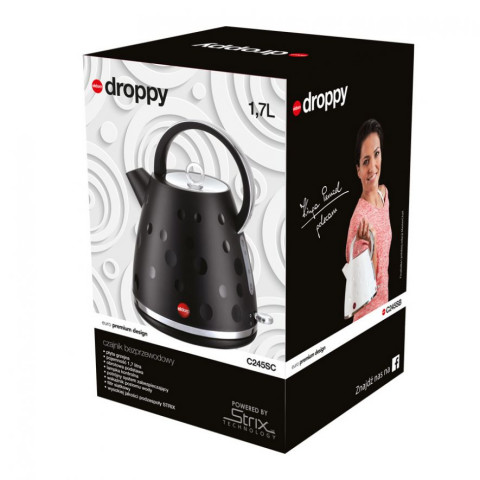 Czajnik Eldom C245SC DROPPY STRIX Czarny - Galeria zdjęcie 9