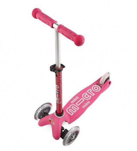 Micro Trójkołowa hulajnoga/jeździk Mini 3w1 Deluxe Pink - Galeria zdjęcie 2