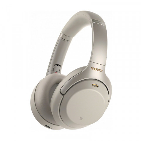 Słuchawki bezprzewodowe Sony WH-1000XM4/S srebrne - Galeria zdjęcie 1