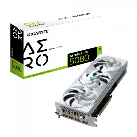 Karta graficzna Gigabyte GeForce RTX 5080 AERO OC 16GD SFF (GV-N5080AERO OC-16GD) - Galeria zdjęcie 1