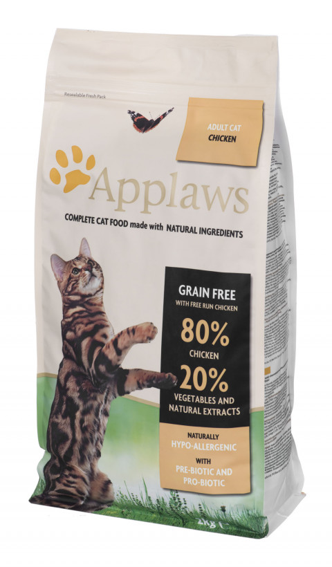 APPLAWS CAT Kurczak - sucha karma dla kota z wysoką zawartością mięsa - 2kg - Galeria zdjęcie 3