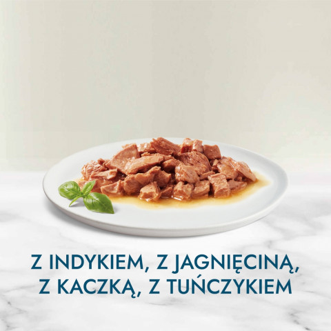 PURINA Gourmet Perle Mini fileciki w sosie - mokra karma dla kota - 60x85g - Galeria zdjęcie 6