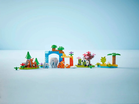 LEGO DUPLO TOWN 10446 Rodziny dzikich zwierząt 3w1 - Galeria zdjęcie 9