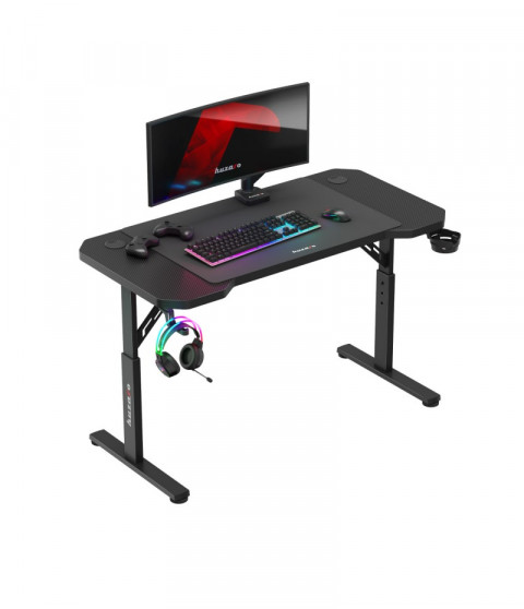 Biurko gamingowe Huzaro Hero 2.6 Black - Galeria zdjęcie 3