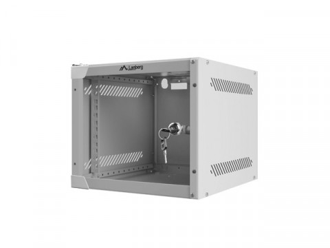 LANBERG SZAFA WISZĄCA 10" 4U (280X310, SZARA) - Galeria zdjęcie 4