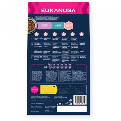 EUKANUBA Kitten Chicken - sucha karma dla kota - 10kg - Galeria zdjęcie 2