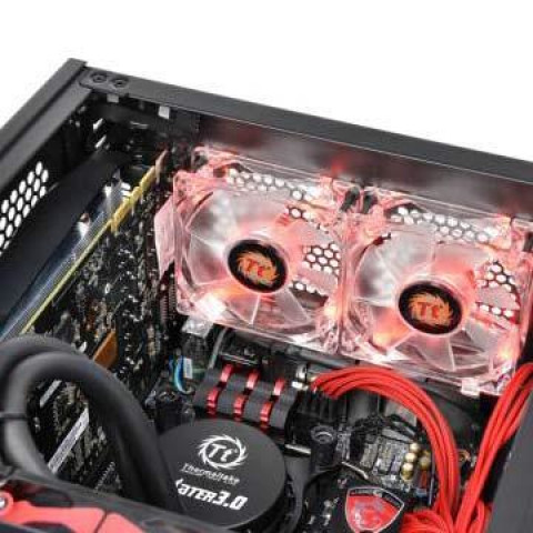 Obudowa Thermaltake Core V1 MiniITX IS UB3.0 Window - Black - Galeria zdjęcie 16