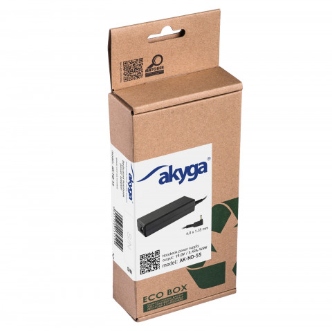 AKYGA ZASILACZ 19V/3,42A 65W 4.0*1.35 AK-ND-55 - Galeria zdjęcie 4