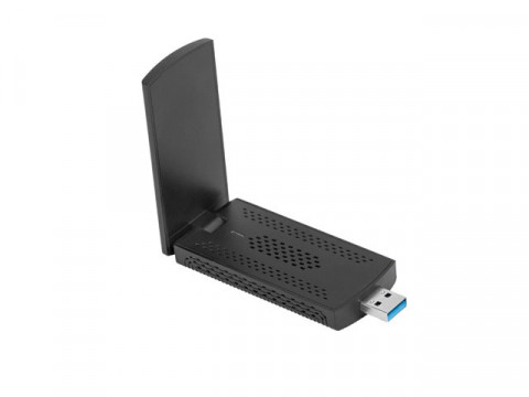BEZPRZEWODOWA KARTA SIECIOWA WIFI LANBERG NC-3000-WI USB 3.0 AX3000 TRI-BAND 2 WEWNĘTRZNE ANTENY - Galeria zdjęcie 13