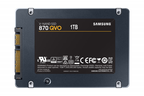 Dysk SSD Samsung 870 QVO 1TB SATA 2.5" (MZ-77Q1T0BW) - Galeria zdjęcie 2
