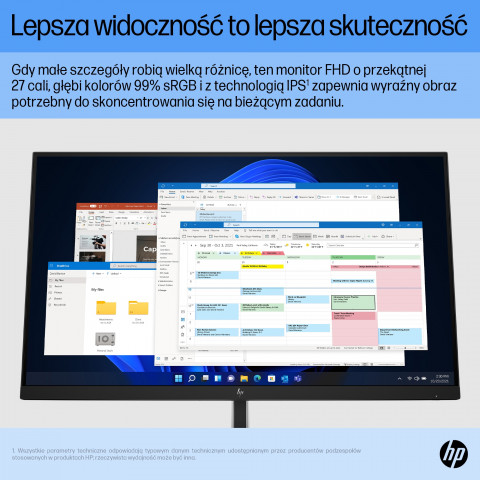 MONITOR HP LED 27" E27 G5 (6N4E2AA) - Galeria zdjęcie 7