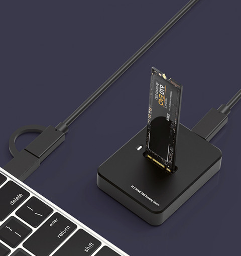 GEMBIRD STACJA DOKUJĄCA M.2 SATA I NVME SSD CZARNA - Galeria zdjęcie 11
