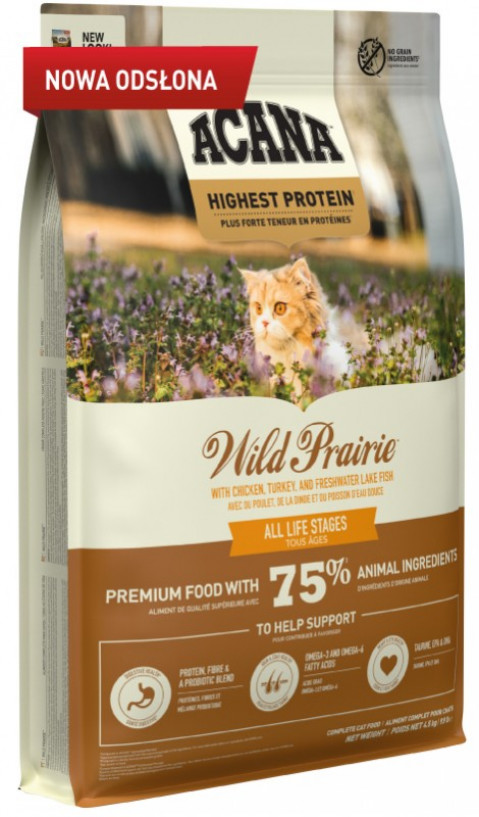 ACANA Wild Prairie Cat - sucha karma dla kota - 4,5 kg - Galeria zdjęcie 1