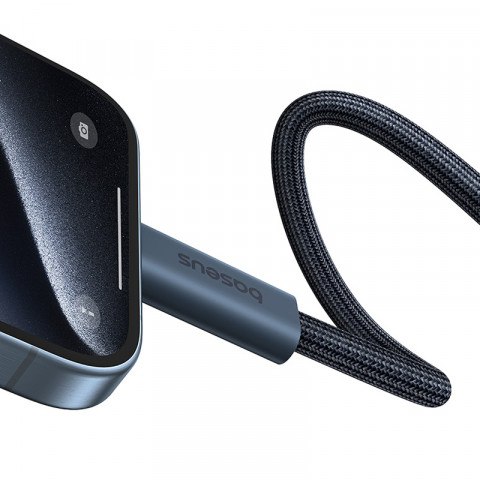 Kabel Baseus Typ C-Typ C 240W 1m (czarny) - Galeria zdjęcie 5