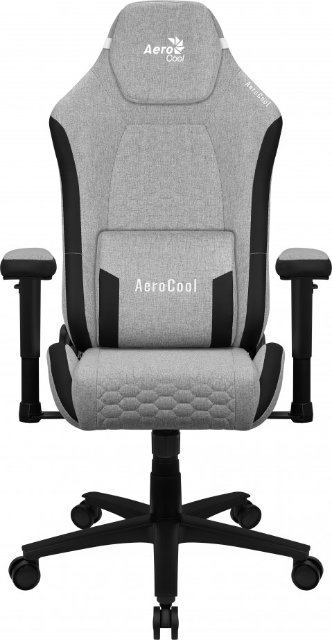 Fotel AEROCOOL CROWN AeroWeave Ash Grey - Galeria zdjęcie 2