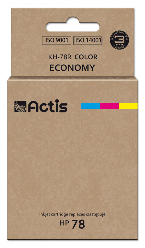 Actis KH-78R Tusz do drukarki HP, Zamiennik HP 78 C6578D; Standard; 36 ml; kolor. - Galeria zdjęcie 1