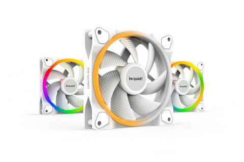Wentylator be quiet! LIGHT WINGS White 120mm PWM Triple-Pack - Galeria zdjęcie 1