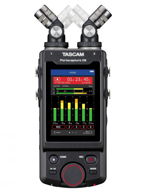 Tascam Portacapture X8 - Przenośny, wielościeżkowy rejestrator o wysokiej rozdzielczości - Galeria zdjęcie 1