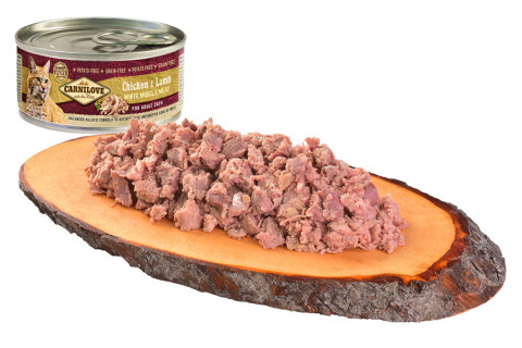 CARNILOVE Cat Chicken&Lamb White Muscle Meat - mokra karma dla kota - 100g - Galeria zdjęcie 3