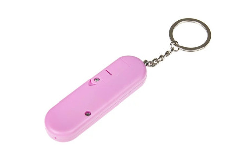Alarm osobisty GUARD Piranha róż, 2 syreny-130dB (YC-001-PI) - Galeria zdjęcie 2