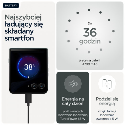 Motorola Razr 60 Ultra 5G 16/512GB Scarab - Galeria zdjęcie 34