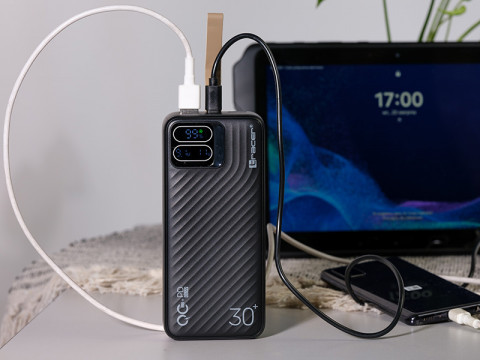 TRACER POWERBANK BLAZE 30000MAH 65W CZARNY - Galeria zdjęcie 4