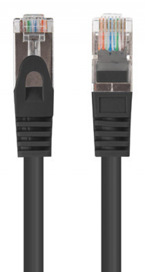 PATCHCORD KAT.6 FTP 5M CZARNY FLUKE PASSED LANBERG 10-PACK - Galeria zdjęcie 2