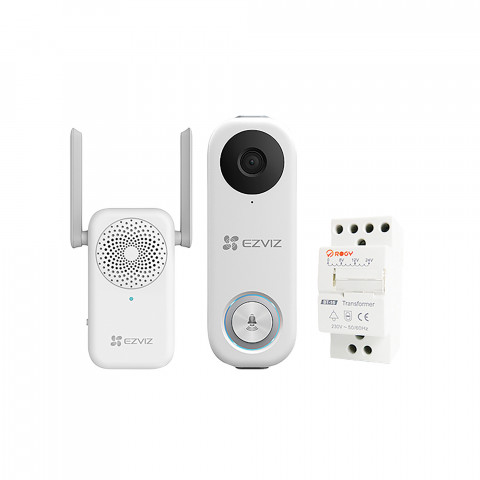Zestaw dzwonek WiFi + gong CS-DB1C Kit - Galeria zdjęcie 2