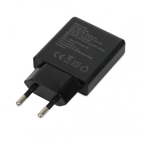 IBOX ŁADOWARKA UNIWERSALNA C-43 PD30W SLIM BLACK - Galeria zdjęcie 4