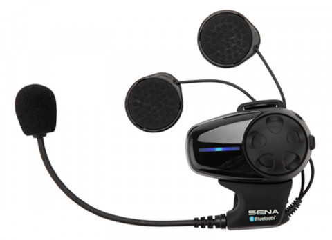 Interkom Motocyklowy Sena SMH10D-10 Bluetooth 3.0 900M z mikrofonem na pałąku, zestaw na 2 kaski - Galeria zdjęcie 3
