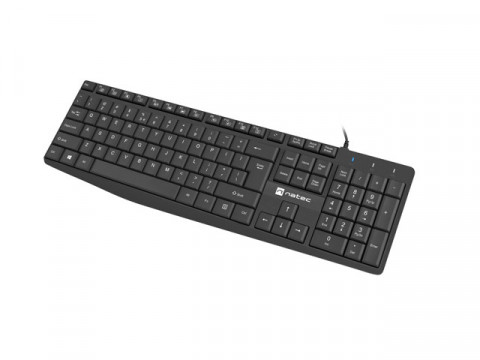 NATEC KLAWIATURA NAUTILUS US SLIM CZARNA - Galeria zdjęcie 2