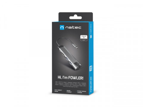 NATEC MULTIPORT FOWLER GO USB-C -> HUB USB, HDMI - Galeria zdjęcie 2