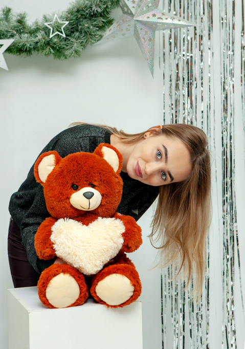 Miś FRANK 50cm brązowy - Galeria zdjęcie 3