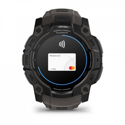 Zegarek Garmin Instinct 3 – 50 mm AMOLED Black met charcoal band - Galeria zdjęcie 11