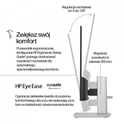 MONITOR HP LED IPS 23,8" 524sh (94C19E9) 100Hz - Galeria zdjęcie 13